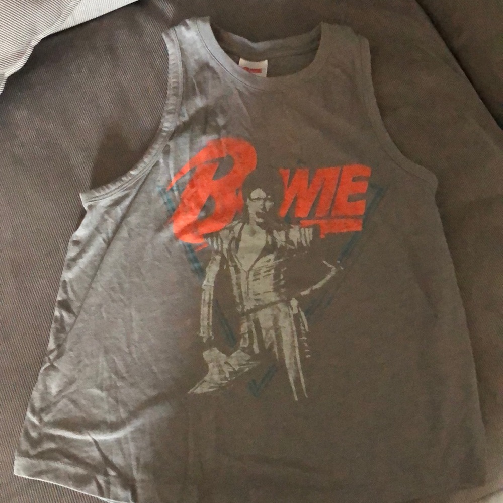 David Bowie tank muscle tee